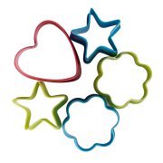 Формочки для печенья KENZZO (5 шт) в коробке,  пластик разные цвета арт. 344668