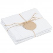 Набор кухонных полотенец Good Wipe, белый с белым арт. 11176.66