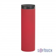 Термостакан "Брайтон", покрытие soft touch, 0,5л. красный