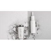 Бутылка для воды "Фитнес", покрытие пудра, 0,7 л. белый