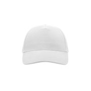 Бейсболка LIBERTY FIVE, 5 клиньев, застежка на липучке Белый