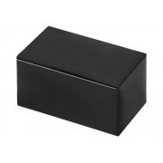 Подставка для визиток "Круиз", серебристый/черный