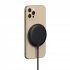 Магнитное беспроводное (15W) зарядное устройство "Magic SOFTTOUCH", покрытие soft touch черный Магнитное беспроводное (15W) зарядное устройство "Magic SOFTTOUCH", покрытие soft touch черный