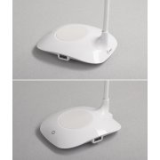 Лампа с беспроводным зарядным устройством "Spotlight" белый