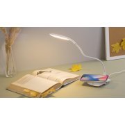 Лампа с беспроводным зарядным устройством "Spotlight" белый