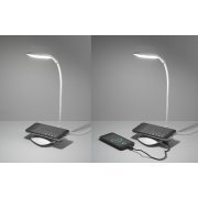 Лампа с беспроводным зарядным устройством "Spotlight" белый