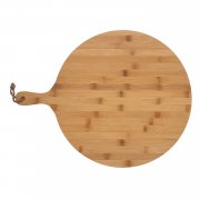 Круглая сервировочная доска из бамбука Ukiyo