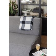 Плед из двойного флиса в клетку арт. P459.053