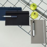 Бизнес-блокнот GLORI, A5, черный, твердая обложка, в линейку Черный арт. 21220/35