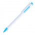 Ручка шариковая MAVA,  белый/голубой, пластик Белый