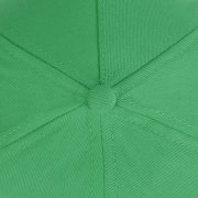 Бейсболка LIGHT, 5 клиньев, застежка на липучке Зеленый