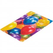 Бейдж с печатью, глянцевая ламинация