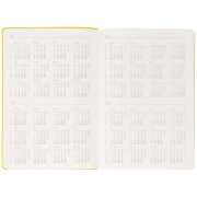 Ежедневник Flexpen Black, недатированный, черный с желтым