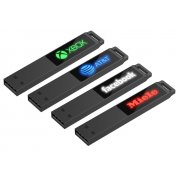 Флешка markBright Black с синей подсветкой, 32 Гб