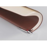 Ежедневник недатированный "Альба", А5, гибкая обложка коричневый