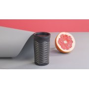 Термостакан "Миссури" c гравировкой "Волны", покрытие soft touch, 0,28 л. черный