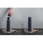 Термос "Родос", покрытие soft touch, 1 л. серый