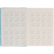 Ежедневник Flexpen Black, недатированный, черный с бирюзовым