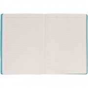 Ежедневник Flexpen Black, недатированный, черный с бирюзовым