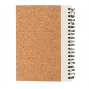 Блокнот на спирали Cork с ручкой арт. P774.273 Блокнот на спирали Cork с ручкой арт. P774.273