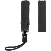 Зонт складной Show Up со светоотражающим куполом, черный арт. 13334.30