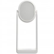 Настольная лампа с зеркалом и беспроводной зарядкой Tyro, белая арт. 13370.60