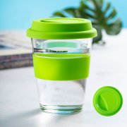 Стакан DURNOX с силиконовой крышкой Зеленый
