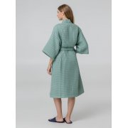 Халат вафельный женский Boho Kimono, зеленая мята арт. 20014.19