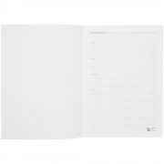 Ежедневник Latte, недатированный, черный