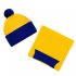 Шапка Snappy, желтая с синим Шапка Snappy, желтая с синим