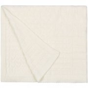 Плед Snippet, молочно-белый