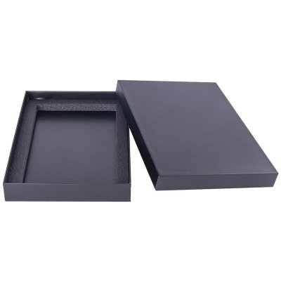 Коробка подарочная для ежедневника с ложементом, размер 13  х 21 см Черный