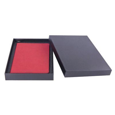 Коробка подарочная для ежедневника с ложементом, размер 14,5  х 20,5  см Черный