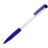 N13, ручка шариковая с грипом, пластик, белый, темно-синий Белый