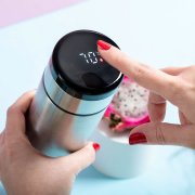 Термос KAUCEX с ситечком и индикатором температуры серебристый арт. 346863