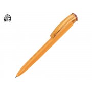 Ручка пластиковая шариковая трехгранная «Trinity K transparent Gum» soft-touch с чипом передачи информации NFC