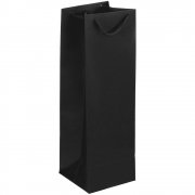 Пакет под бутылку Vindemia, черный арт. 75556.30