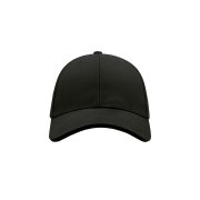 Бейсболка LIBERTY SANDWICH, 6 клиньев, сэндвич, металлическая застежка Черный