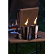 Масляная лампа Tarcia, серебристая