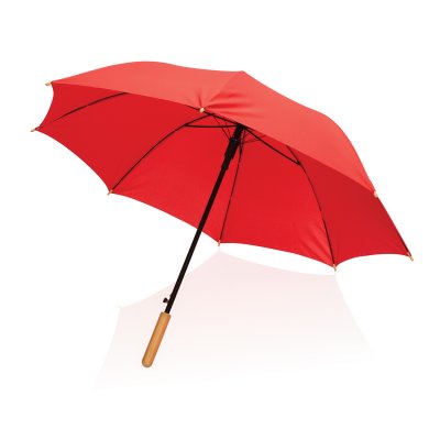 Автоматический зонт-трость с бамбуковой ручкой Impact из RPET AWARE™, 23