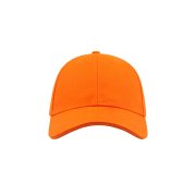 Бейсболка LIBERTY SANDWICH, 6 клиньев, сэндвич, металлическая  застежка Оранжевый