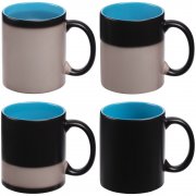 Кружка-хамелеон On Display, матовая, голубая с черным арт. 10869.41 Кружка-хамелеон On Display, матовая, голубая с черным арт. 10869.41