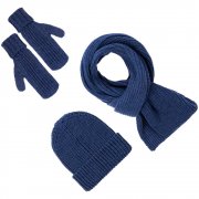 Варежки Nordkyn, синий меланж арт. 10452.43