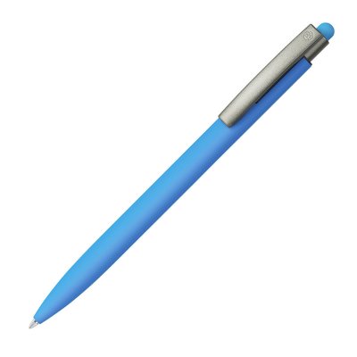 ELLE SOFT, ручка шариковая,  голубой, металл, синие чернила Голубой