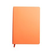 Ежедневник недатированный Pulpy, А5, оранжевый, кремовый блок в линейку, оранжевый срез Оранжевый