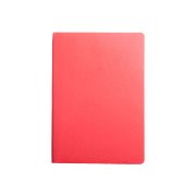 Ежедневник недатированный Tony, А5, красный, кремовый блок в клетку Красный