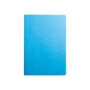 Ежедневник недатированный Tony, А5, лазурный, кремовый блок в клетку Голубой