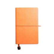 Ежедневник недатированный Fusion, А5, оранжевый, кремовый блок в линейку Оранжевый