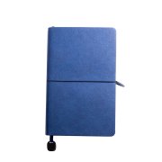 Ежедневник недатированный Fusion, А5, синий, кремовый блок в линейку Синий