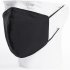 Бесклапанная фильтрующая маска RESPIRATOR 800 HYDROP черная без логотипа в черном пакете Черный